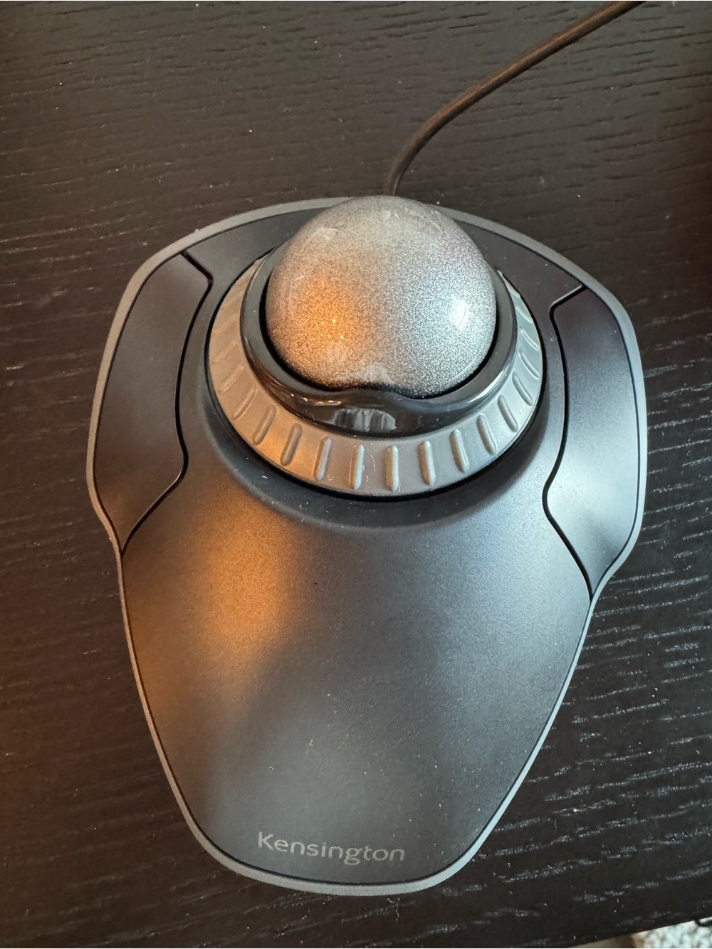 Kensington orbit trackball mouse with scroll ring